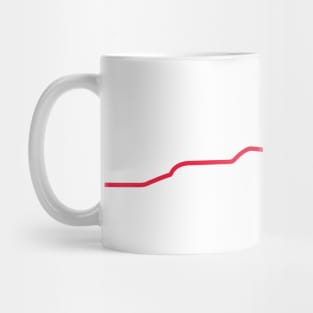 Haas F1 Car Line Art - 2021 Model Mug
